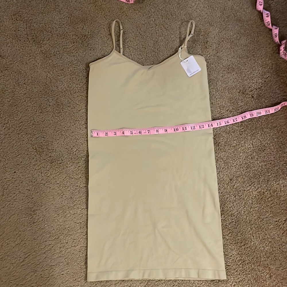 Nude Slip Dress-for minis and midi (approx. 30”)